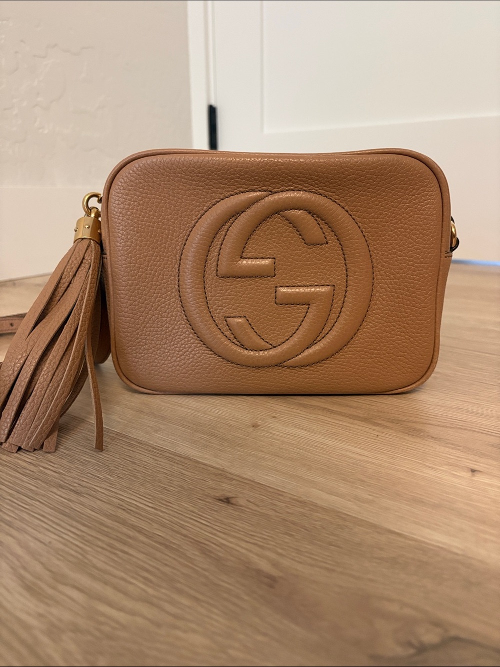 Gucci Pebbled Calfskin Small Soho Disco Bag